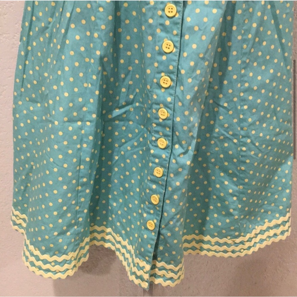 Rare Vintage Betsey Johnson Retro Polka Dot Dress - Picture 4 of 7